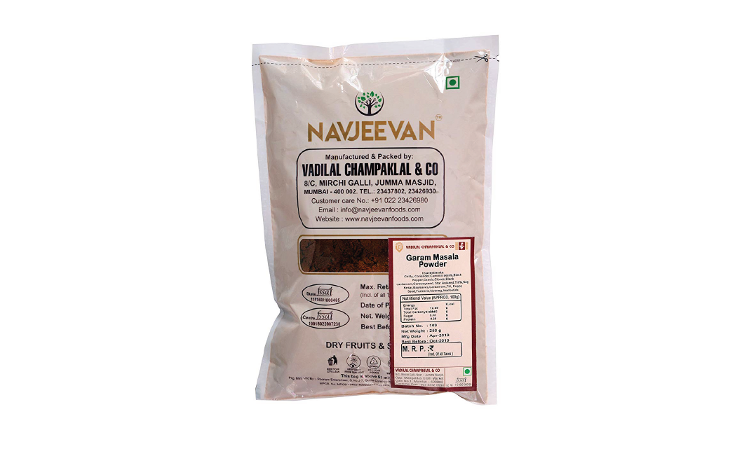 Navjeevan Garam Masala Powder    Pack  250 grams